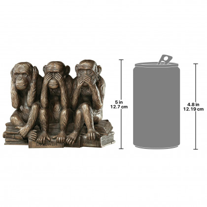 Toscano - The Hear-NoSee-NoSpeak-No Evil Monkeys Statue