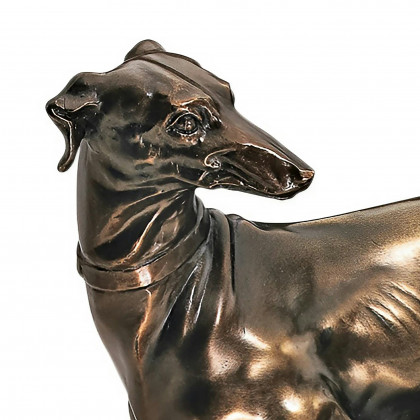 Toscano - Jiji and Giselle Whippet Greyhound Dog Statue