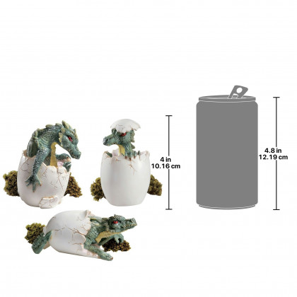 Toscano - Set of 3 The Desktop Dragon Hatchlings
