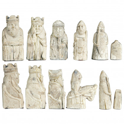 Toscano - Isle of Lewis Chess Set with Board