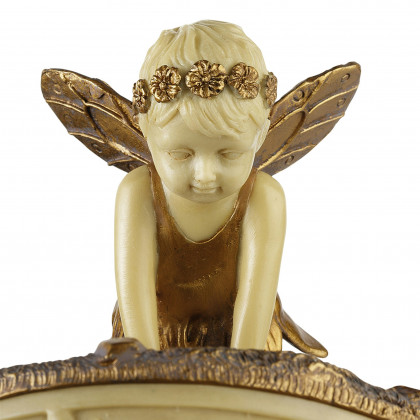 Toscano - A Pondering Fairy Collectible Box in Ivory/Gold
