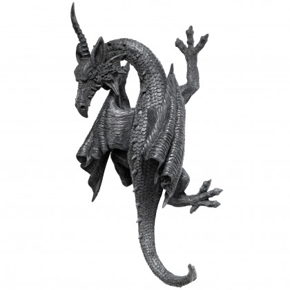 Toscano - Horned Dragon of Devonshire Gothic Wall Sculpture
