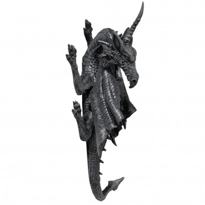 Toscano - Horned Dragon of Devonshire Gothic Wall Sculpture