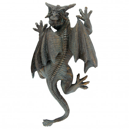 Toscano Gargoyle Demon on the Loose Wall Sculpture - Medium