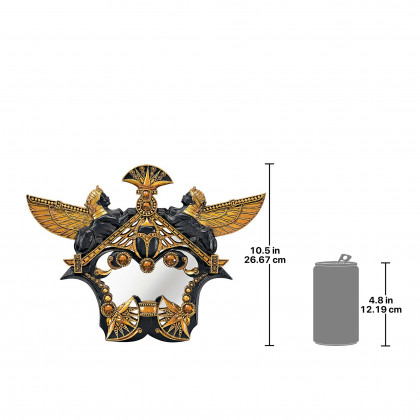 Toscano - Temple of Karnak Sphinxes Mirrored Wall Sculpture