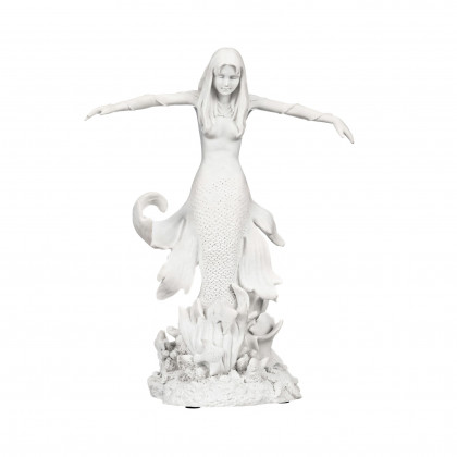 Toscano - Ocean Queen Mermaid Bonded Marble Resin Statue