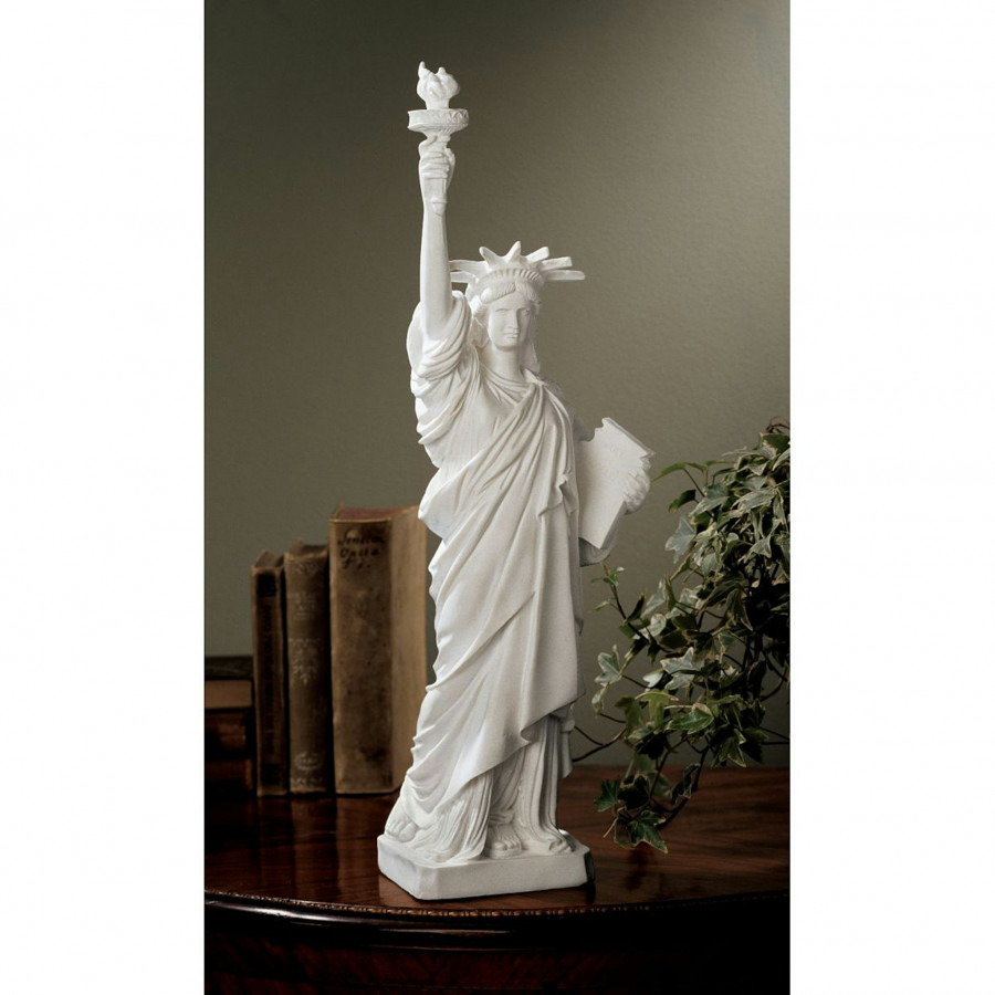 Toscano - Liberty Enlightening the World Bonded Marble Resin Statue