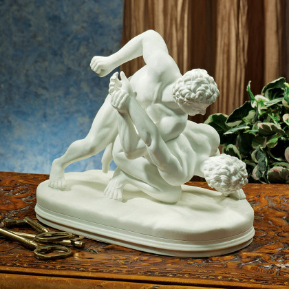 Toscano - Hellenistic Greek Wrestlers Bonded Marble Statue