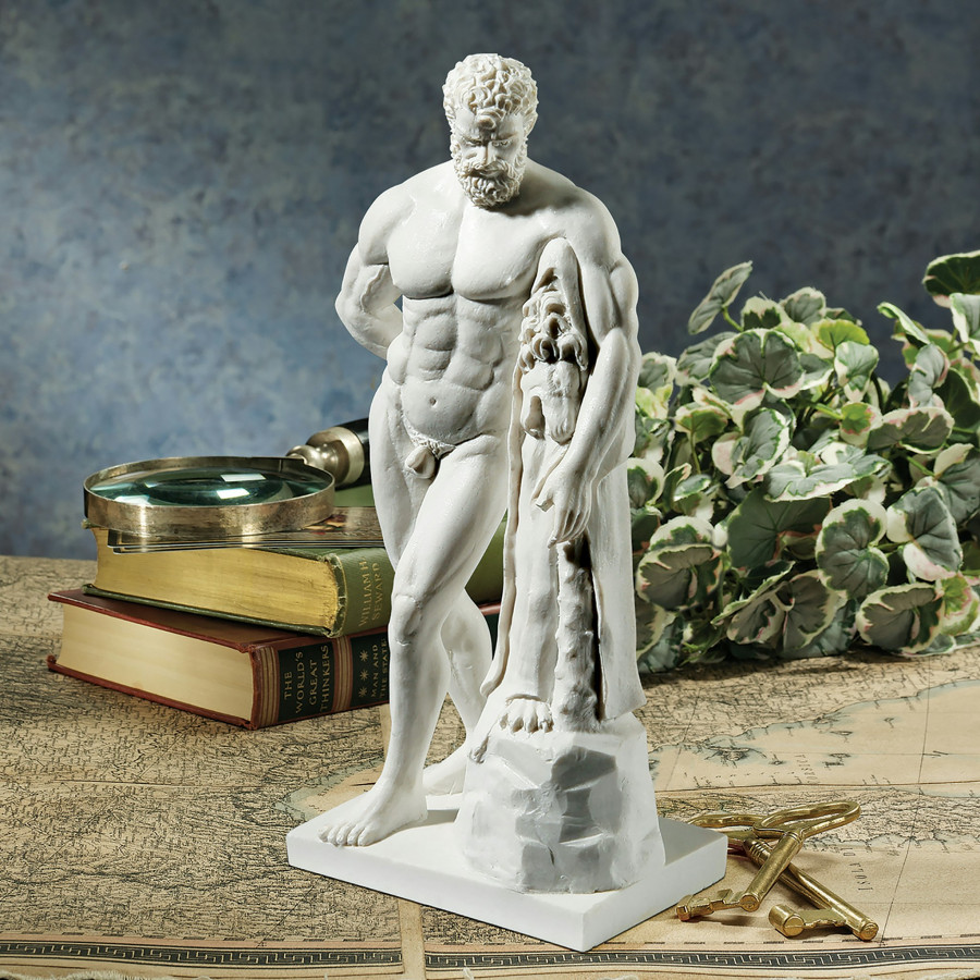 Toscano - Greek God Farnese Hercules Bonded Marble Statue