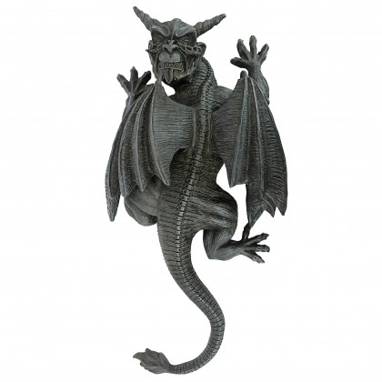 Toscano Gargoyle Demon on the Loose Wall Sculpture - Large