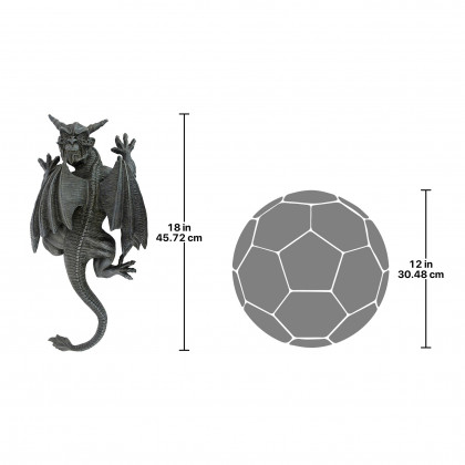 Toscano Gargoyle Demon on the Loose Wall Sculpture - Large