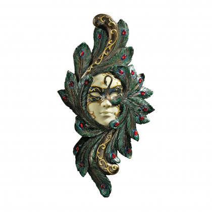Toscano Masquerade at Carnivale Mask Wall Sculpture - Countess Barletta