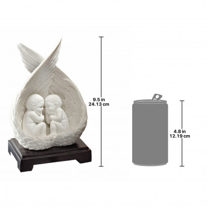 Toscano - Precious Slumber Baby Angel Bonded Marble Statue