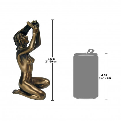 Toscano - Woman Combing Hair Nude Female Statue