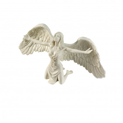 Toscano - Pray for Peace Bonded Marble Angel Statue