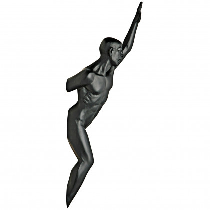 Toscano - Facing the Future Nude Male Wall Sculpture