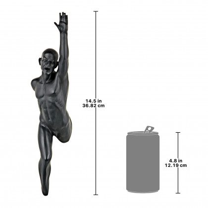 Toscano - Facing the Future Nude Male Wall Sculpture