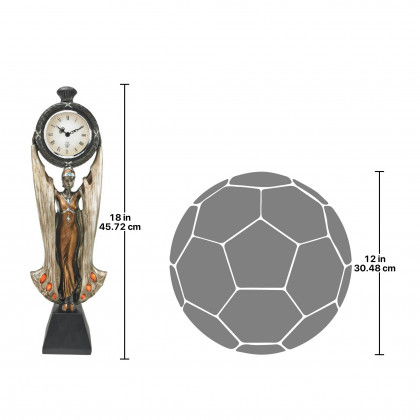 Toscano - Fortune Muse Sculptural Clock