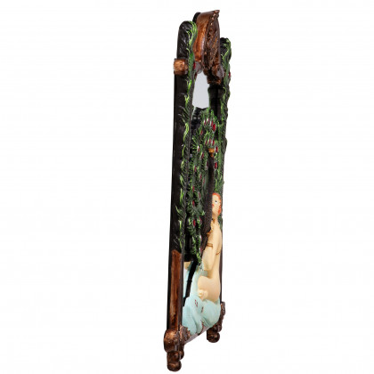 Toscano - Peacock Dreams Mirrored Wall Sculpture