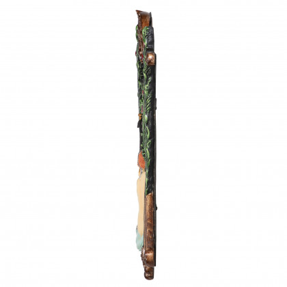 Toscano - Peacock Dreams Mirrored Wall Sculpture