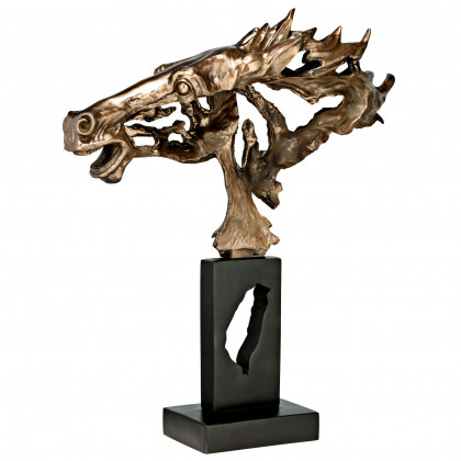 Toscano - Running Wild Stallion Horse Statue