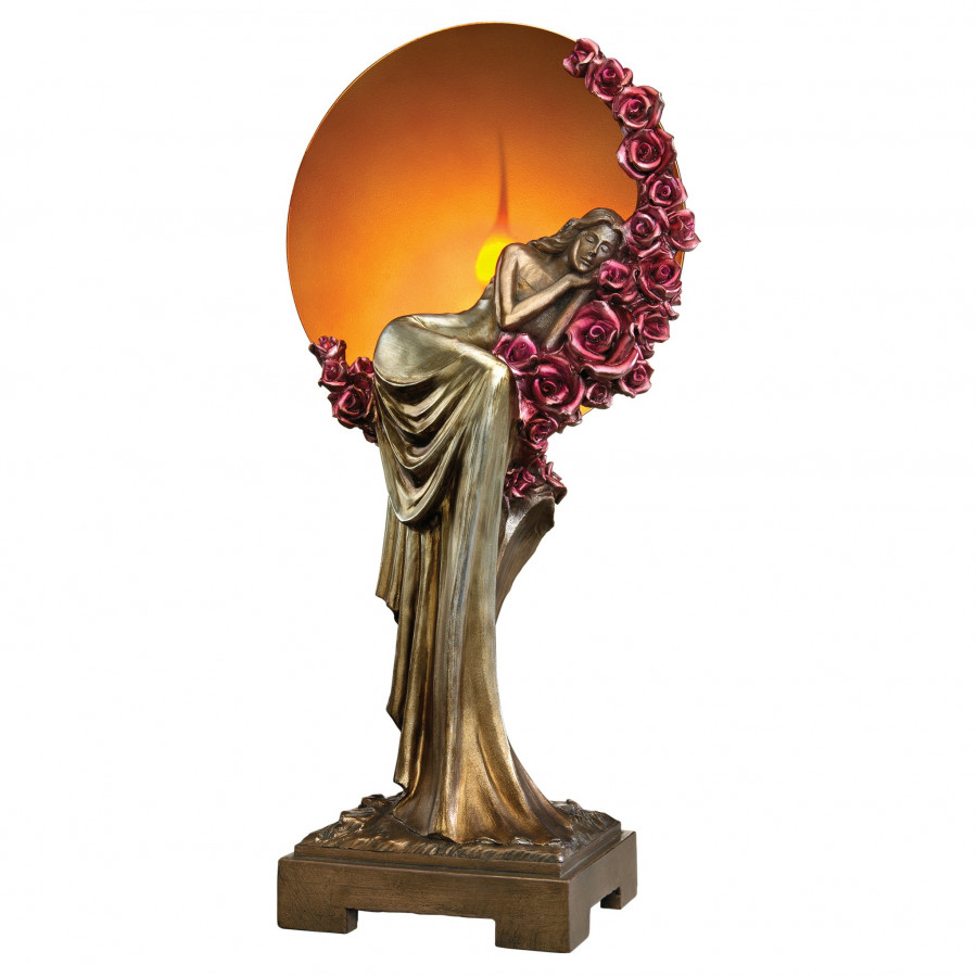Toscano - Elegant Slumber Art Deco Illuminated Sculpture