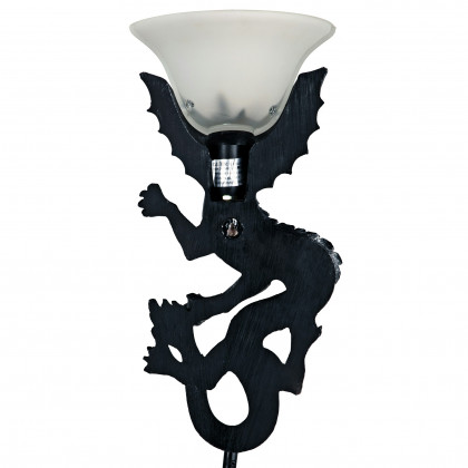 Toscano - Heraldic Dragon of Ravenscraig Castle Lighted Wall Sconce