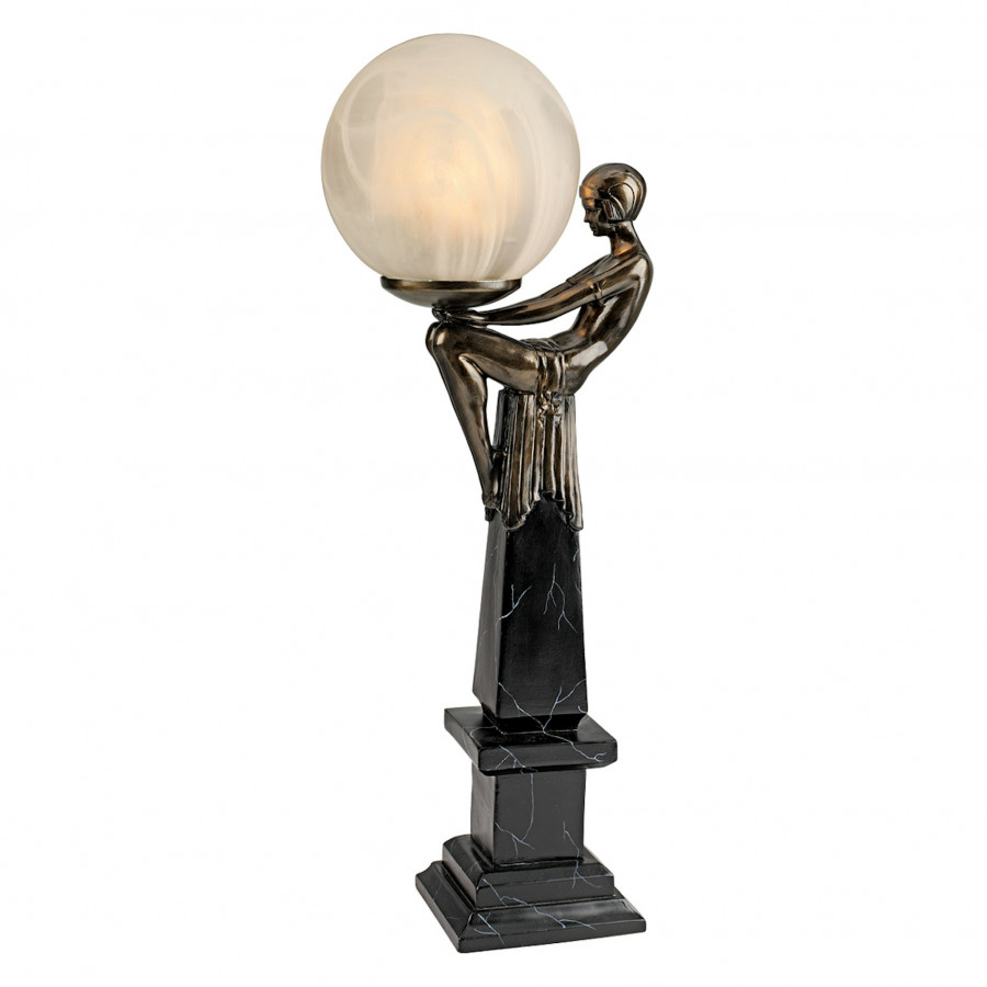 Toscano - Goddess of the Stars Art Deco Illuminated Statue