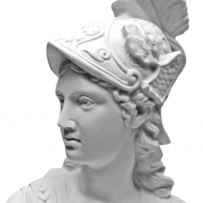 Toscano - Minerva Roman Goddess of Wisdom Bust in Marble/Designer Resin