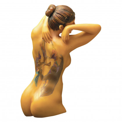 Toscano - Fairy Maiden Tattooed Woman Wall Sculpture