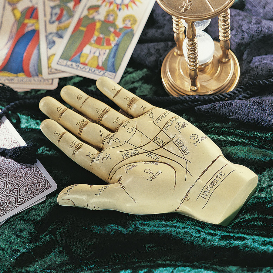 Toscano - The Palmistry Hand Statue
