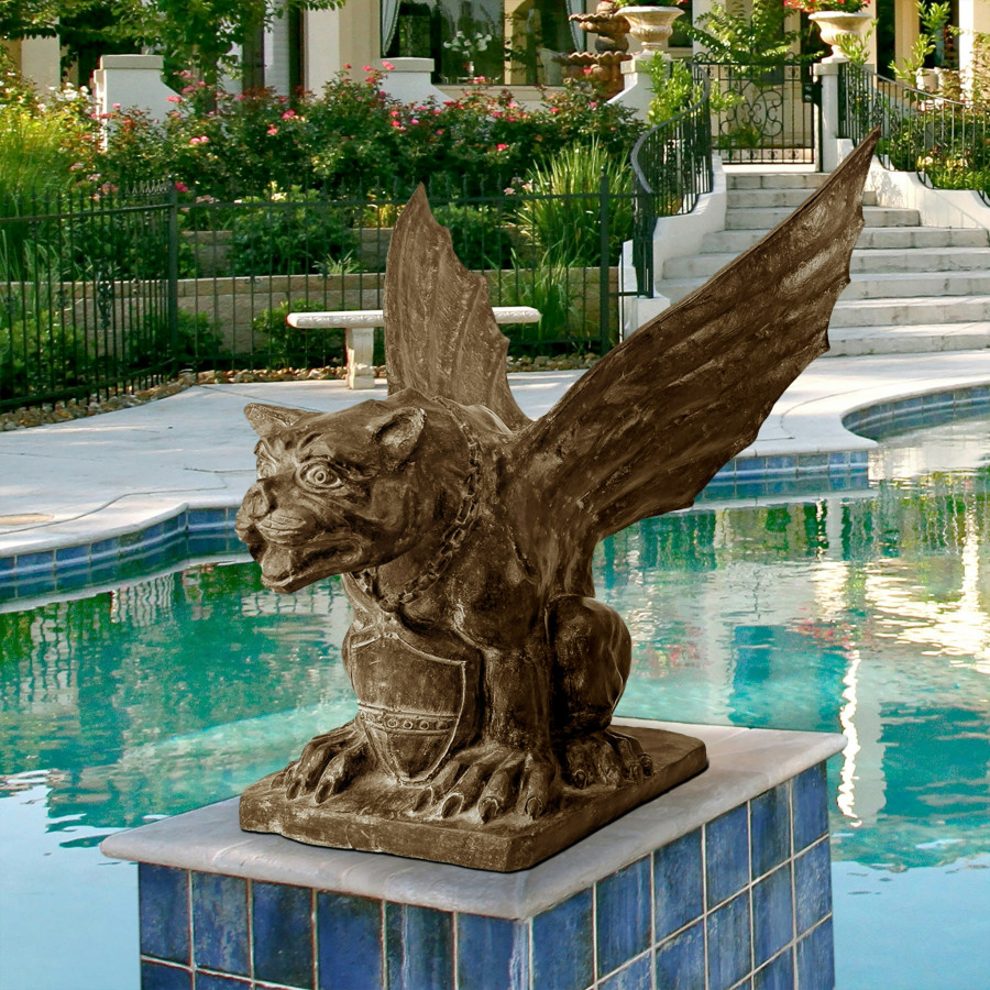 Toscano - Winged Gargoyle of Naples Garden Statue