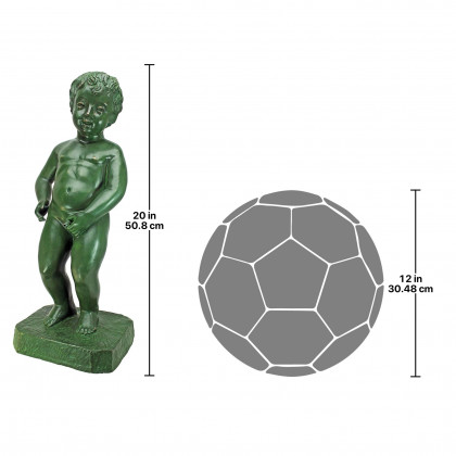 Toscano - The Peeing Boy of Brussels Garden Statue