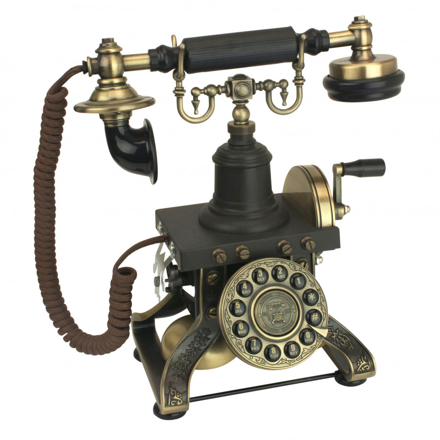 Toscano - The Eiffel Tower 1892 Reproduction Telephone in Bronze