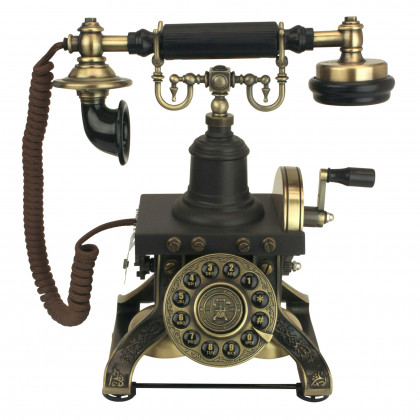 Toscano - The Eiffel Tower 1892 Reproduction Telephone in Bronze