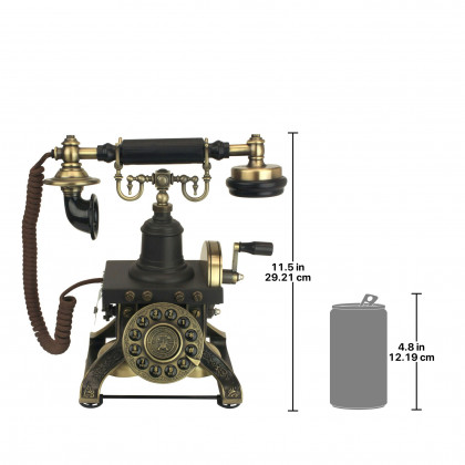 Toscano - The Eiffel Tower 1892 Reproduction Telephone in Bronze