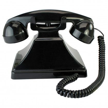 Toscano - Film Noir 1928 Reproduction Telephone in Black