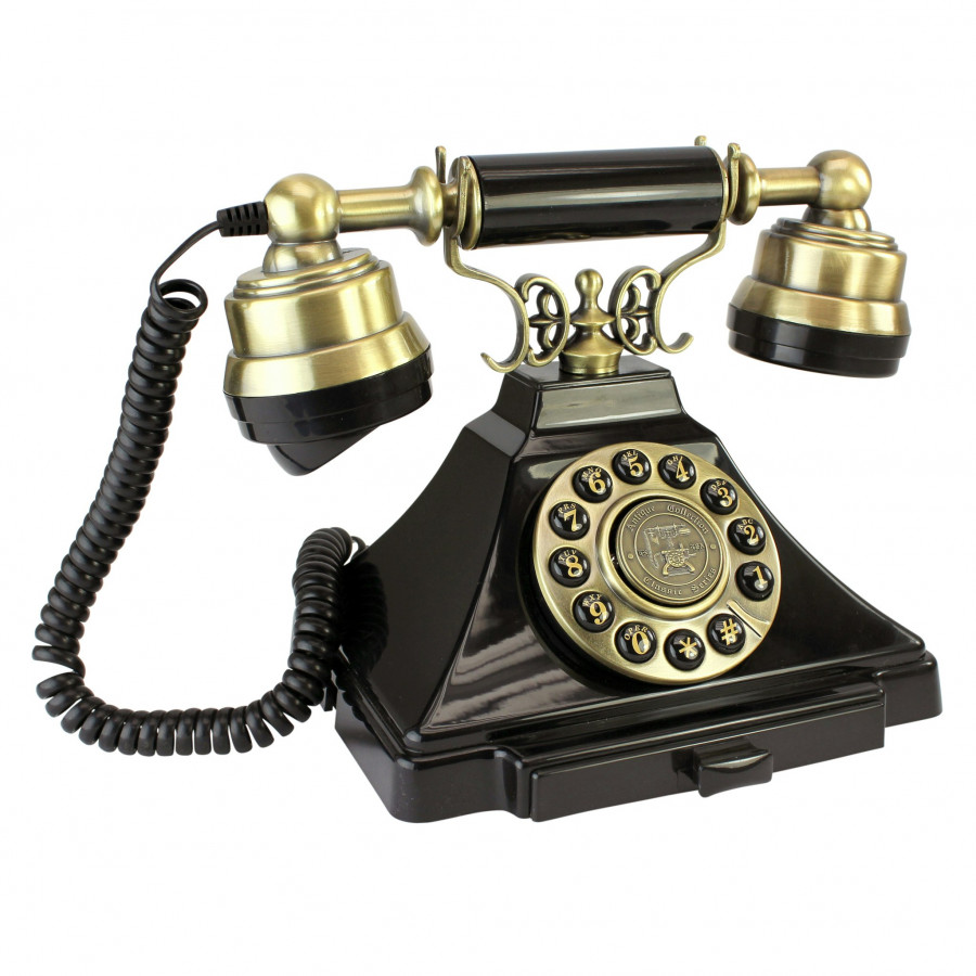 Toscano - Royal Victoria 1938 Reproduction Telephone in Black
