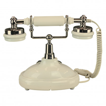 Toscano - Brittany Neophone 1929 Rotary Reproducion Telephone in White