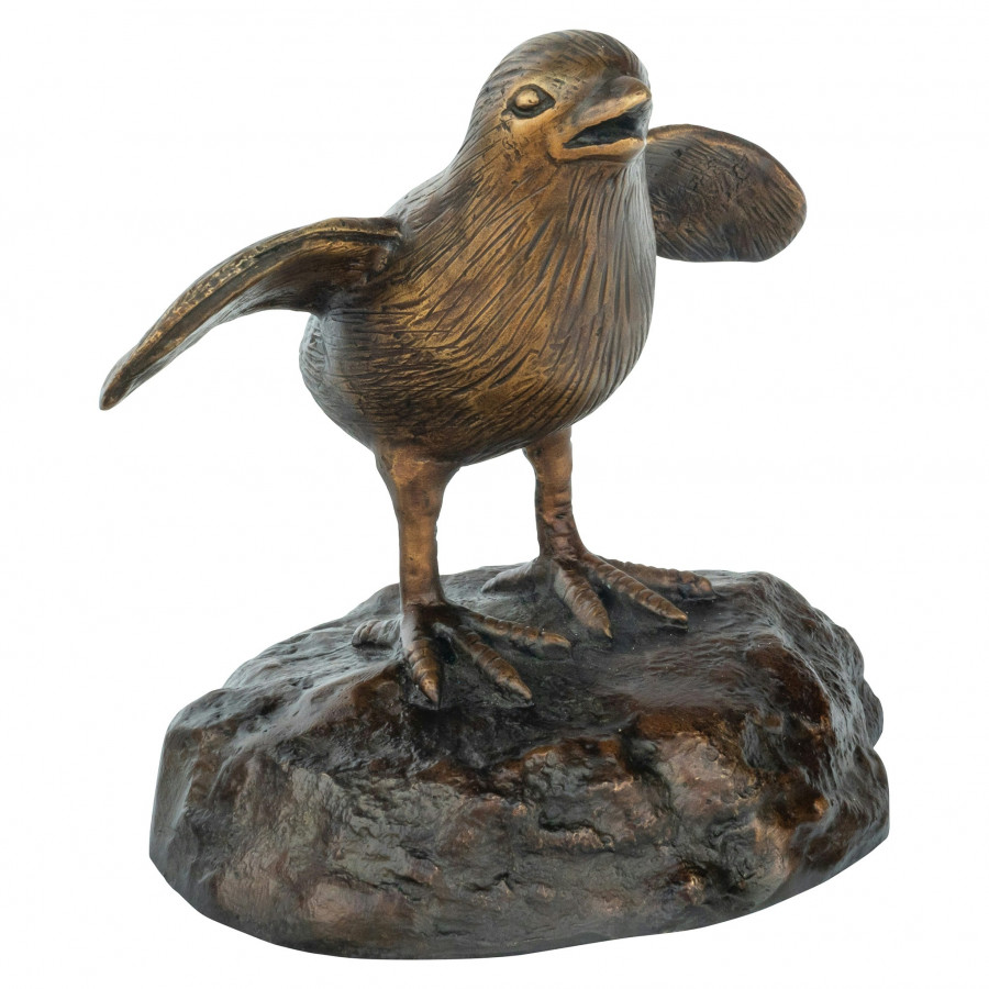 Toscano California Quail Solid Garden Statue - Single Baby