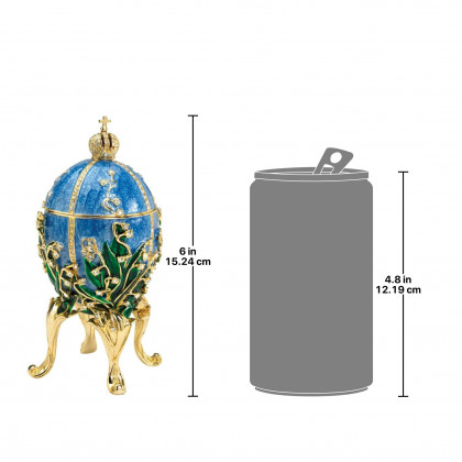 Toscano - Empress Valentina Romanov-Style Collectible Enameled Egg