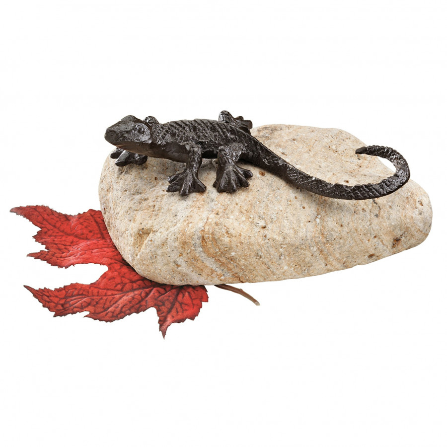 Toscano - Sun Bathing Lizard Garden Statue