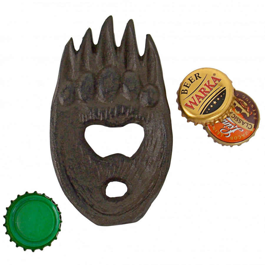 Toscano - Forest Bear Grizzly Paw Bottle Opener