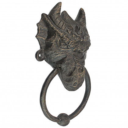 Toscano - Head of the Dragon Medieval Door Knocker