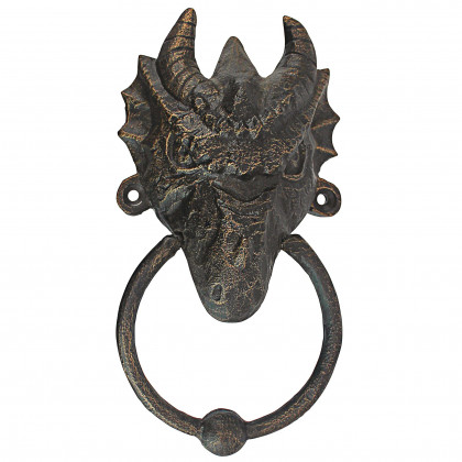 Toscano - Head of the Dragon Medieval Door Knocker