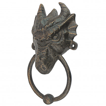 Toscano - Head of the Dragon Medieval Door Knocker