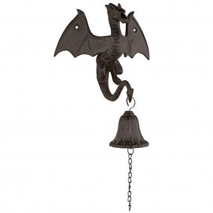 Toscano - Castle Dragon Gothic Bell in Iron