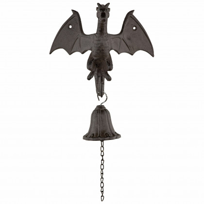Toscano - Castle Dragon Gothic Bell in Iron