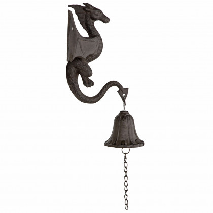 Toscano - Castle Dragon Gothic Bell in Iron