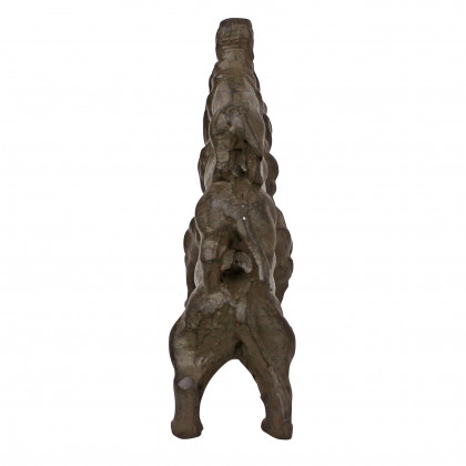 Toscano - Stacked Hot Dogs Dachshund Statue
